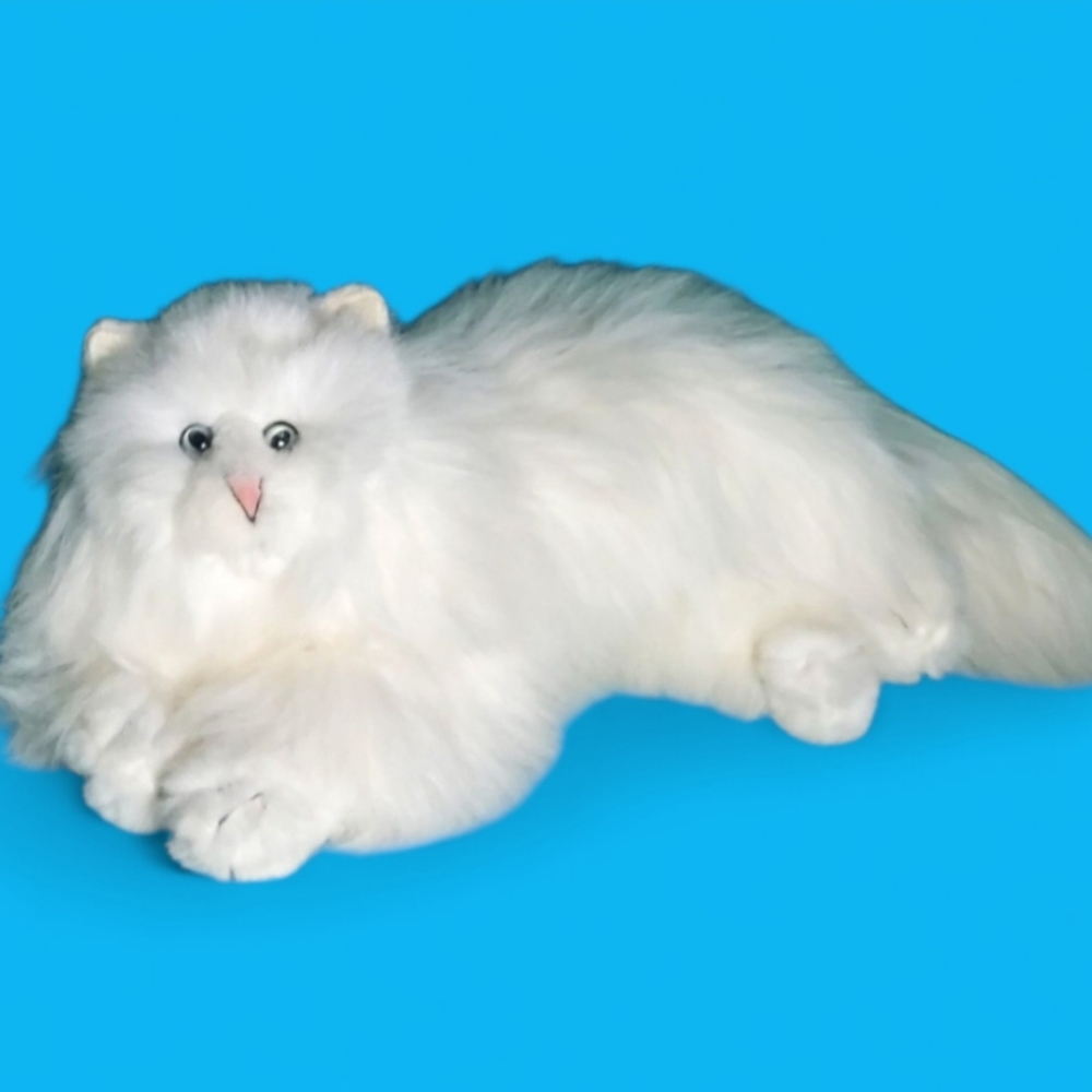 Vintage 1999 Plush Creations Persian Cat Plush Stuffed Animal 20"